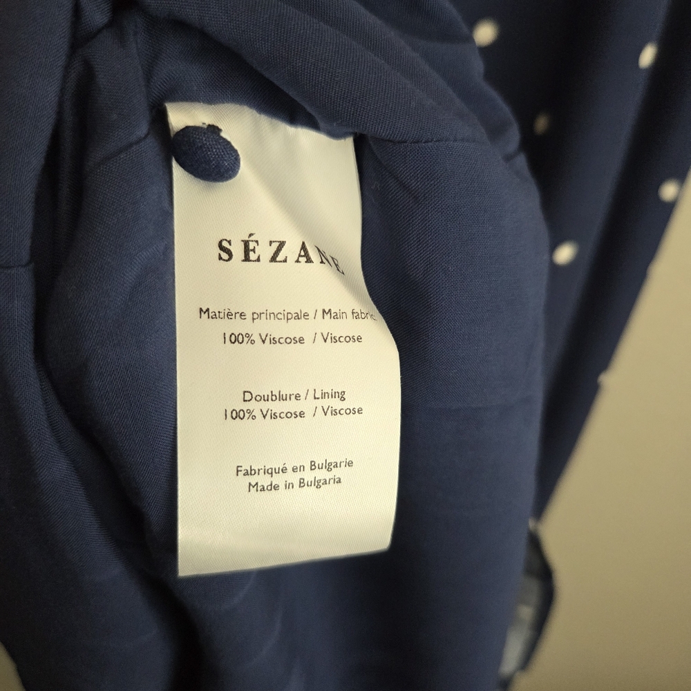 Sezane Valeria Dress size 40 NWT - Picture 7 of 10
